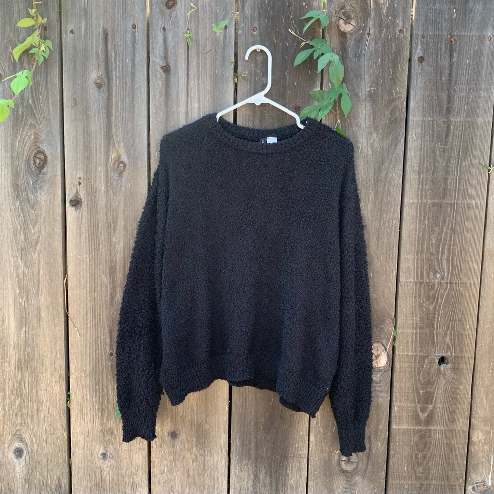 H&M Black Long Sleeve Top